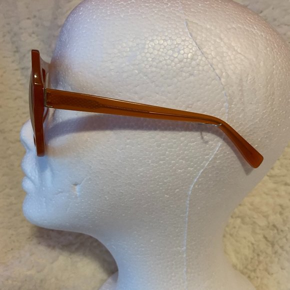 Derek Lam Charlotte Sunglasses Amber NWOT - Picture 5 of 9